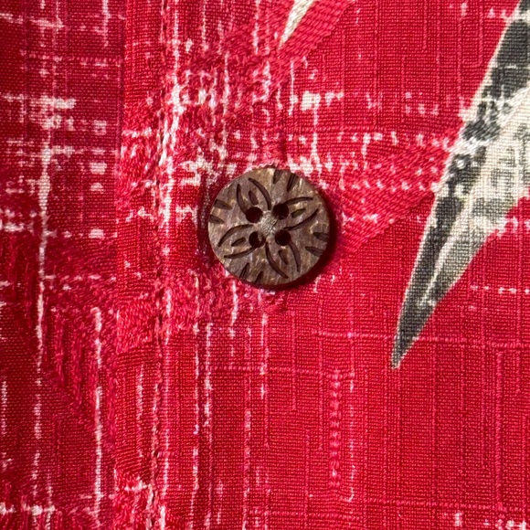 Tommy Bahama 100% Silk Button Up Hawaiian Shirt Short Sleeve - Picture 3 of 7